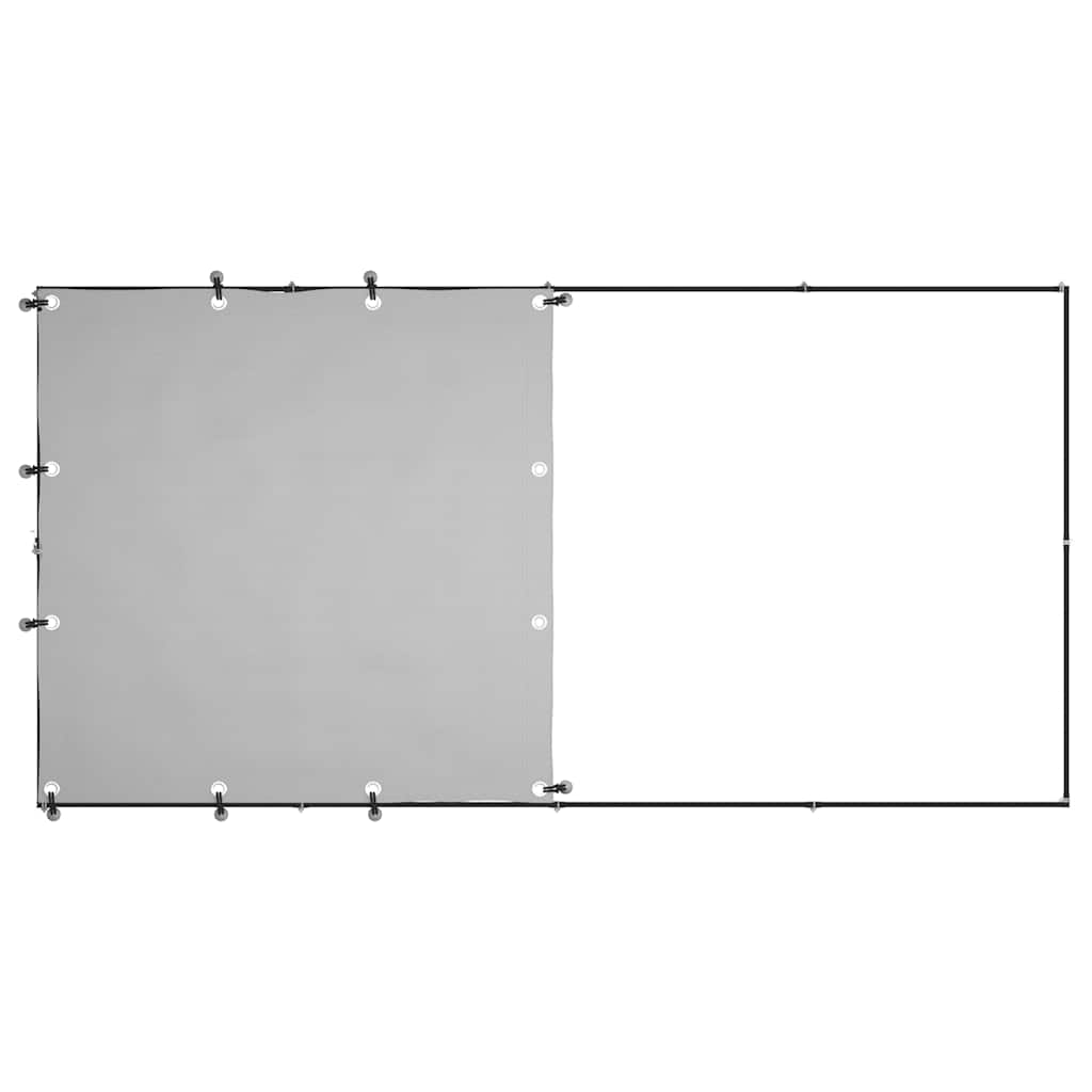 Hundezwinger Schwarz 2,42 m² Stahl