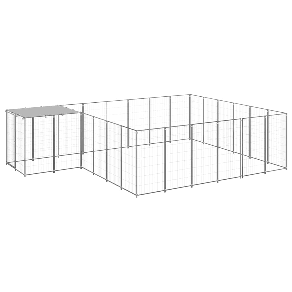 Hundezwinger Silbern 12,1 m² Stahl