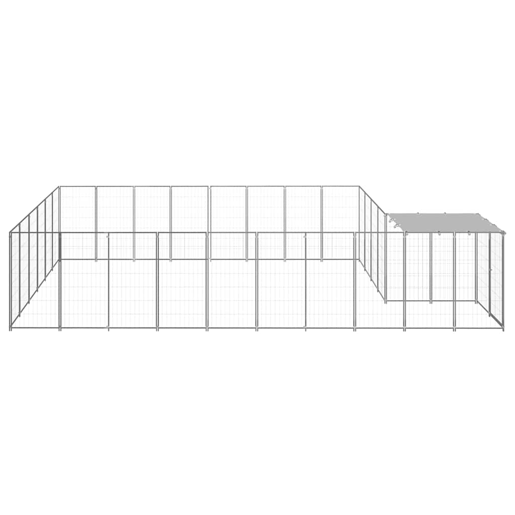 Hundezwinger Silbern 15,73 m² Stahl