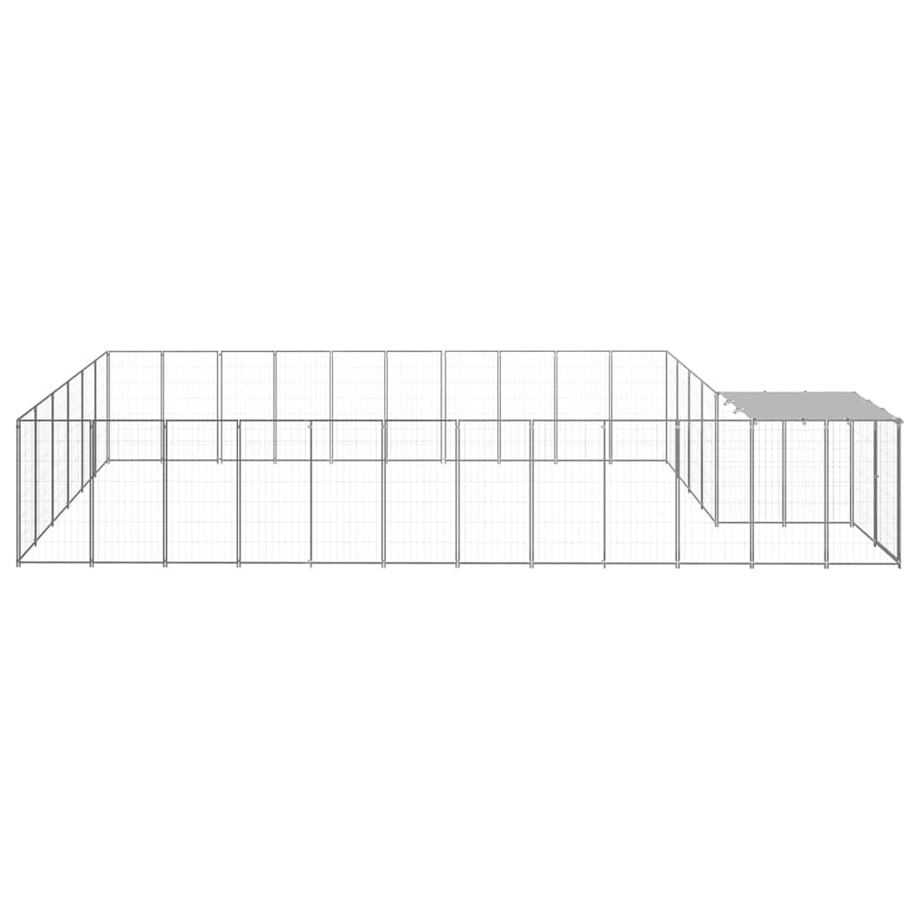 Hundezwinger Silbern 19,36 m² Stahl