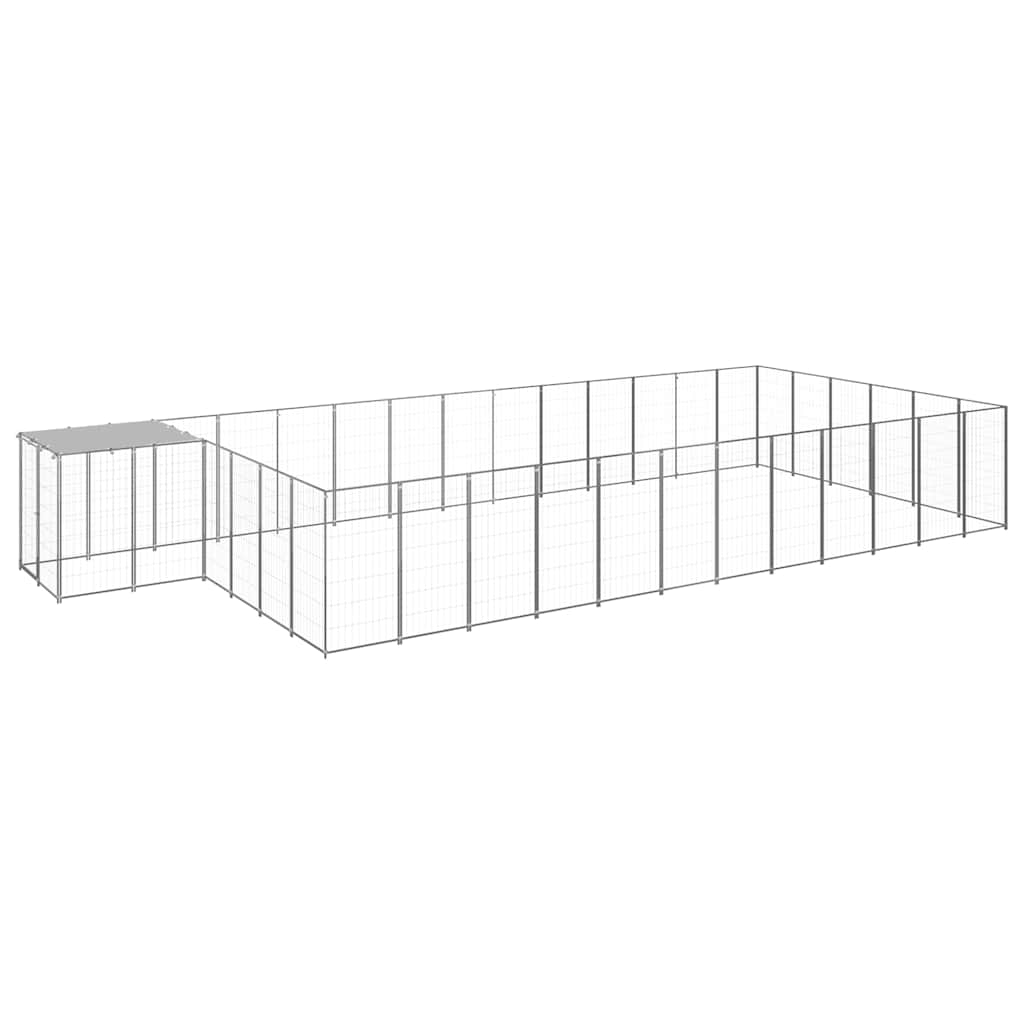 Hundezwinger Silbern 22,99 m² Stahl