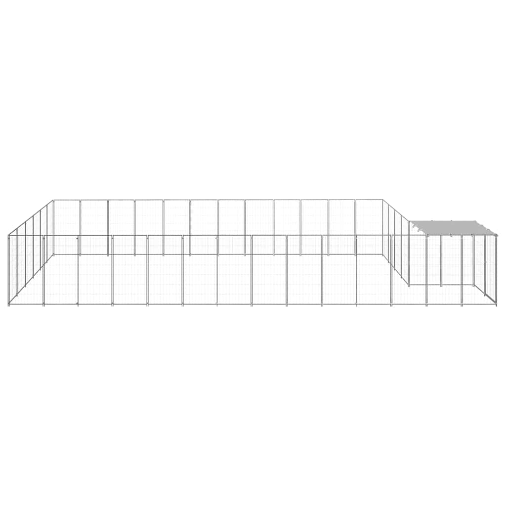 Hundezwinger Silbern 22,99 m² Stahl