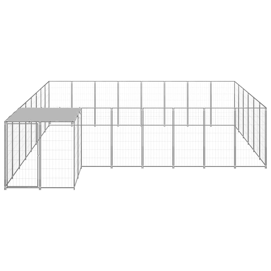 Hundezwinger Silbern 15,73 m² Stahl