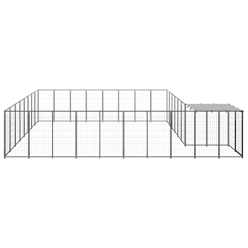 Hundezwinger Silbern 20,57 m² Stahl