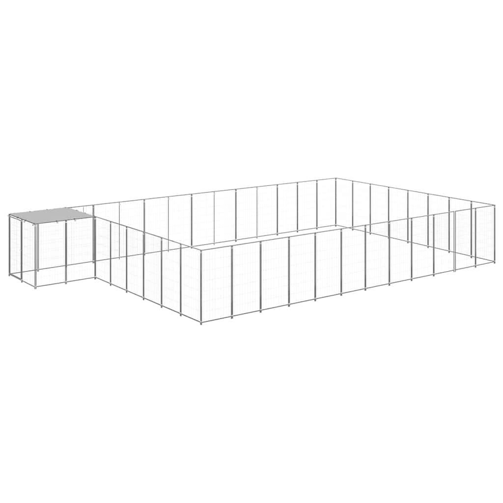 Hundezwinger Silbern 30,25 m² Stahl