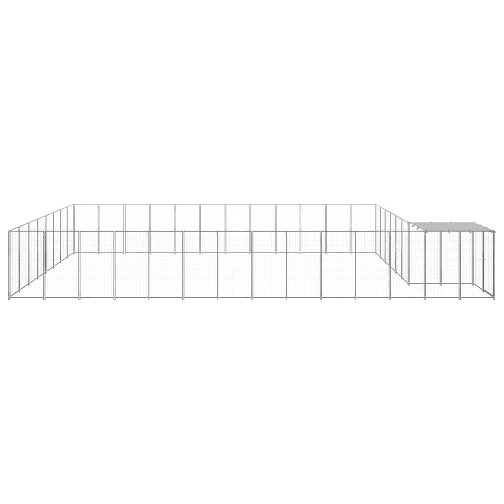 Hundezwinger Silbern 30,25 m² Stahl