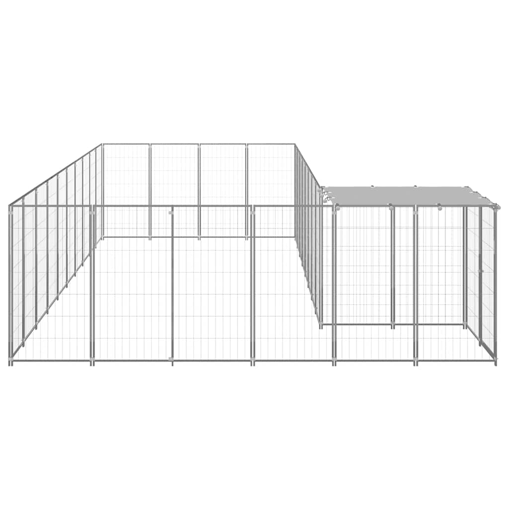 Hundezwinger Silbern 13,31 m² Stahl
