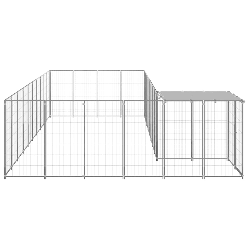 Hundezwinger Silbern 19,36 m² Stahl