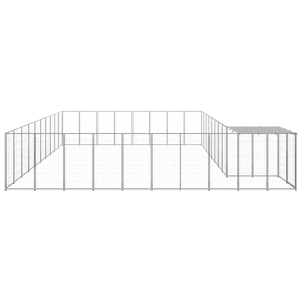 Hundezwinger Silbern 25,41 m² Stahl