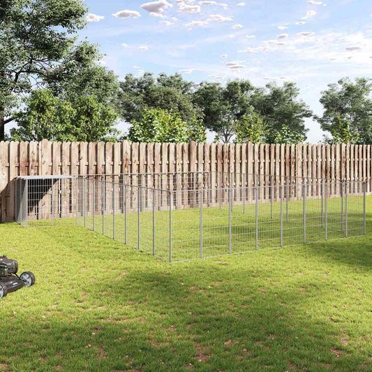 Hundezwinger Silbern 37,51 m² Stahl