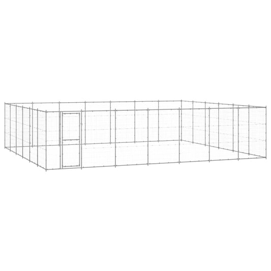 Outdoor-Hundezwinger Verzinkter Stahl 50,82 m²