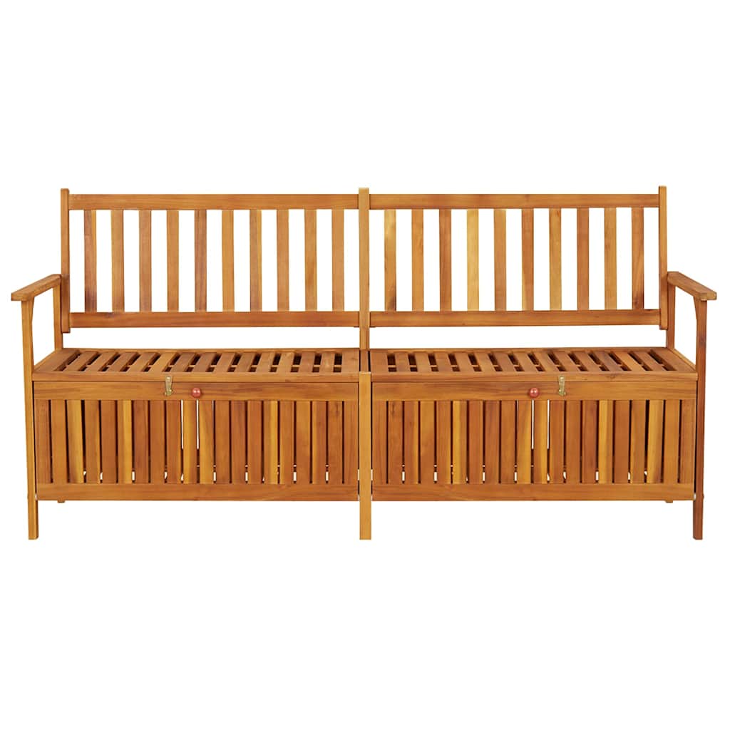 Truhenbank 170 cm Massivholz Akazie