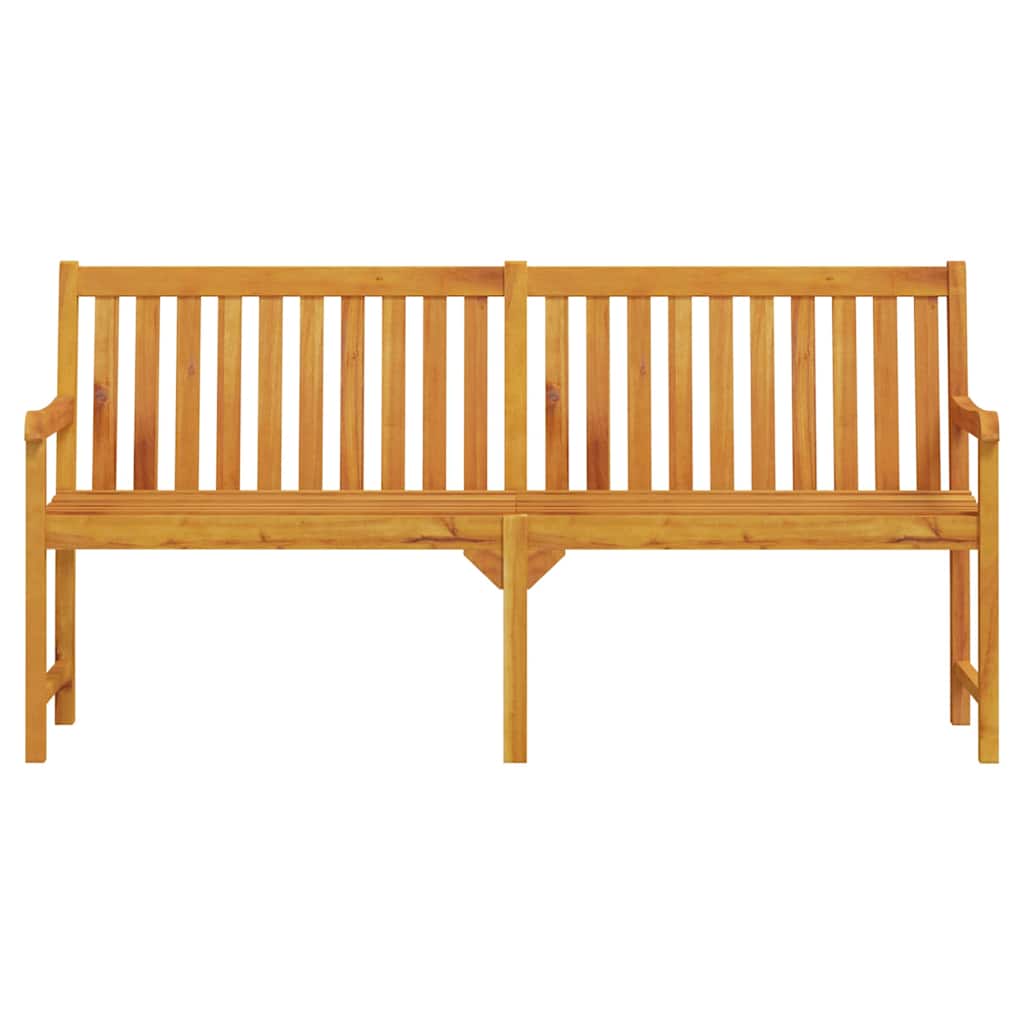 Gartenbank 180 cm Massivholz Akazie
