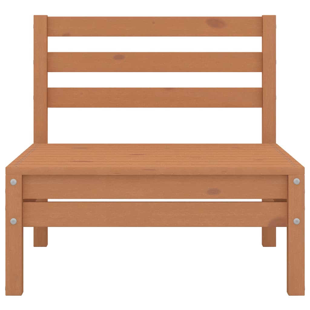 8-tlg. Garten-Lounge-Set Honigbraun Massivholz Kiefer