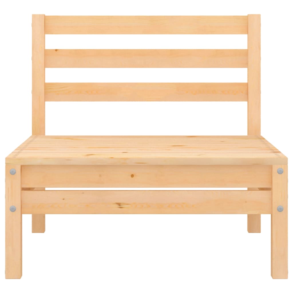 6-tlg. Garten-Lounge-Set Kiefer Massivholz