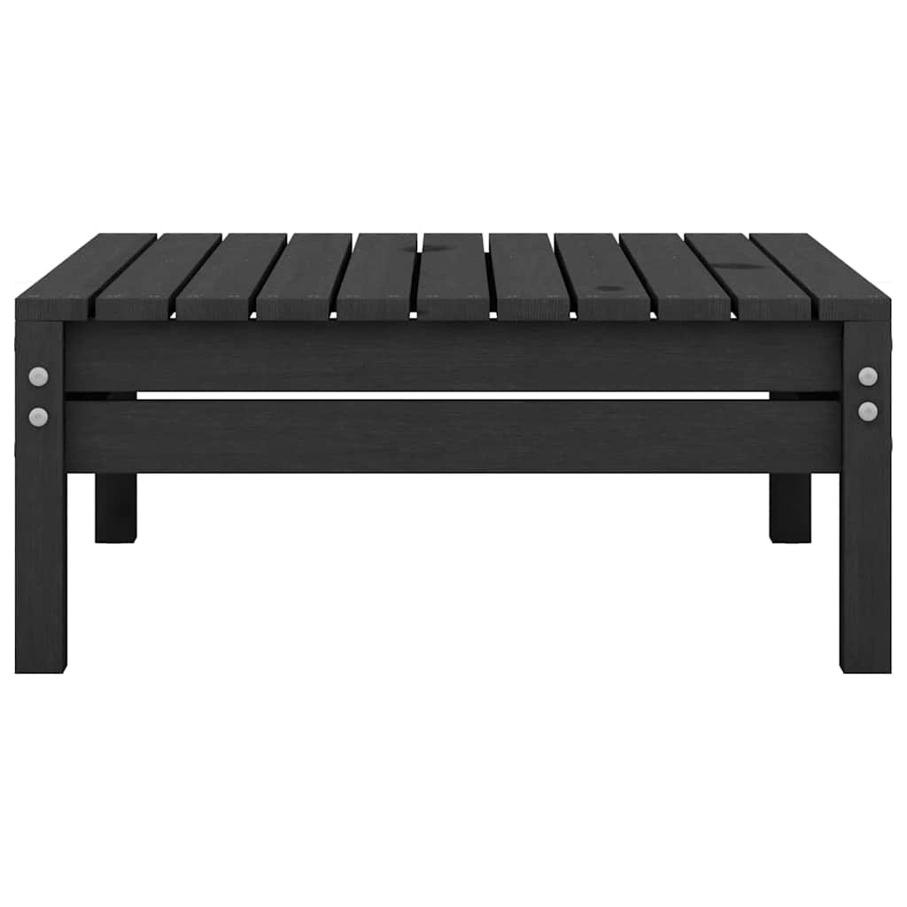 5-tlg. Garten-Lounge-Set Schwarz Massivholz Kiefer