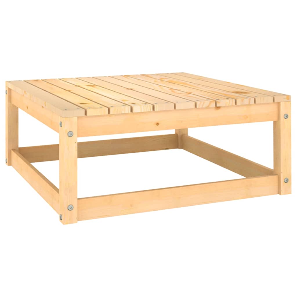 8-tlg. Garten-Lounge-Set mit Kissen Massivholz Kiefer