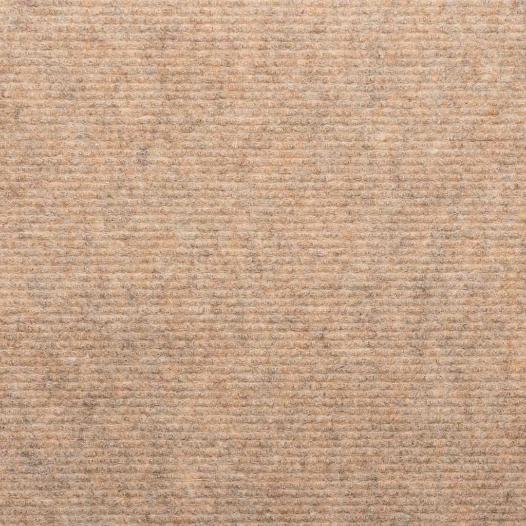 Stair Treads Self-Adhesive 15 Pcs. 56x17x3 cm Beige