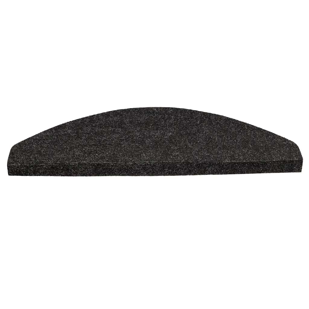 Marches d'escalier auto-adhésives 15 pcs. 56x17x3 cm Noir
