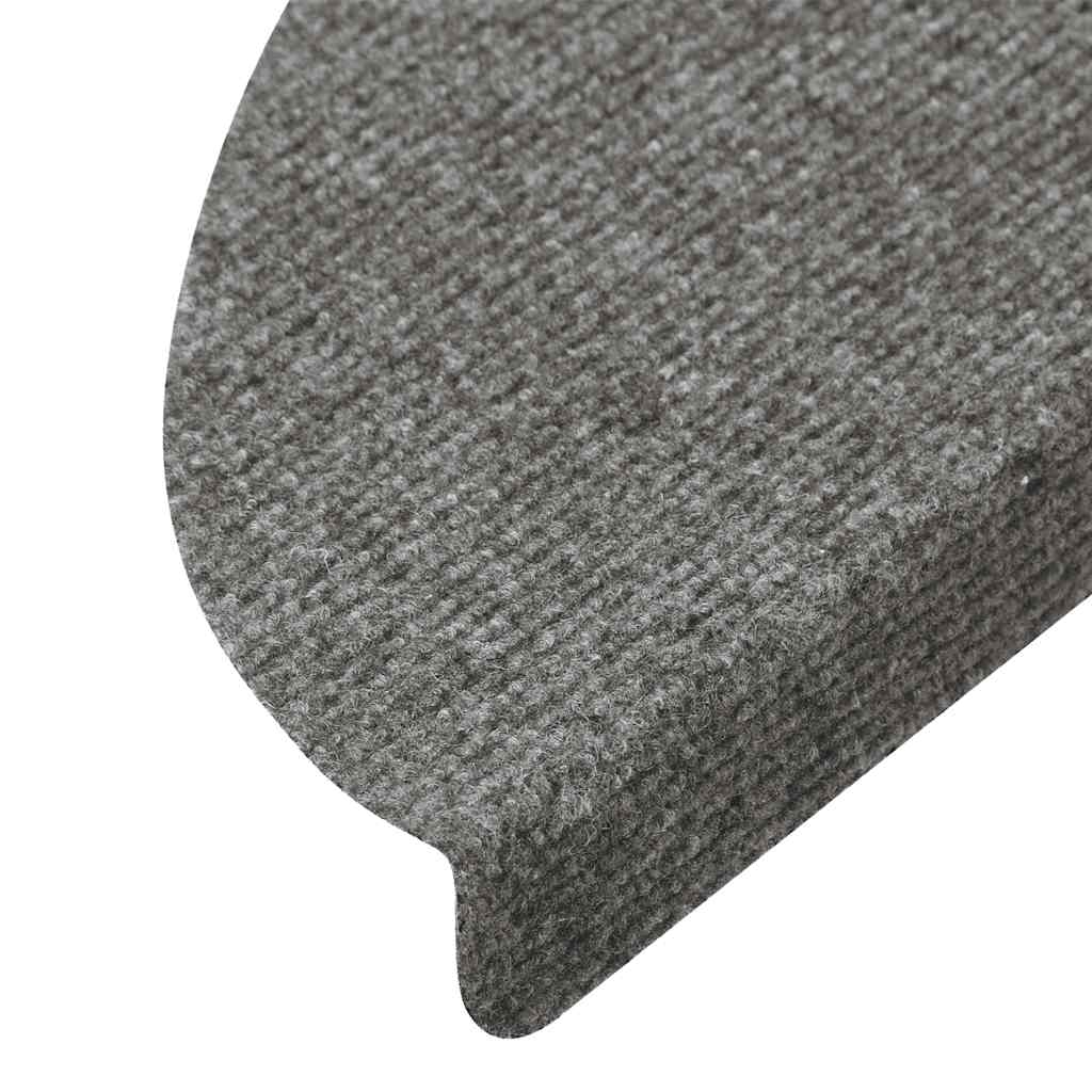 Tapis de marche autocollants 15 pcs. 56x17x3 cm Gris