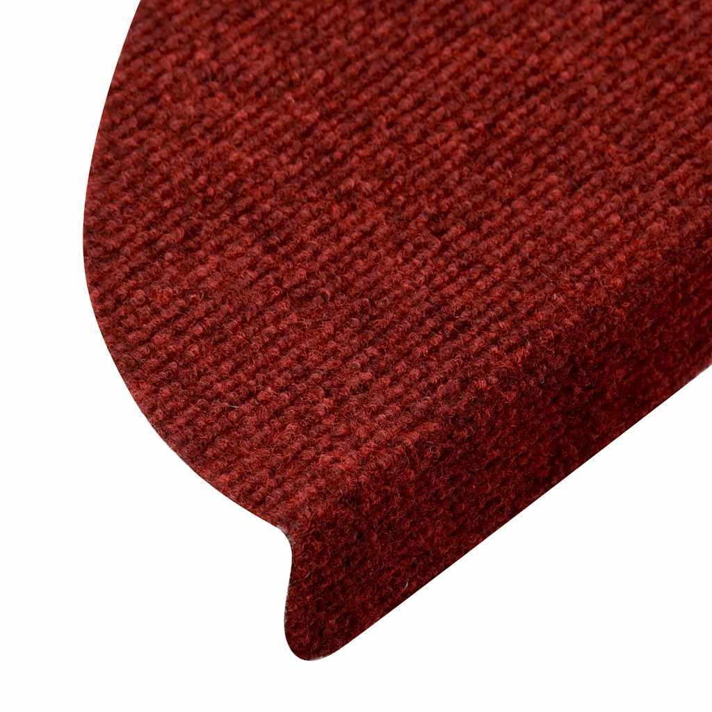 Stufenmatten Selbstklebend 15 Stk. 56x17x3 cm Rot