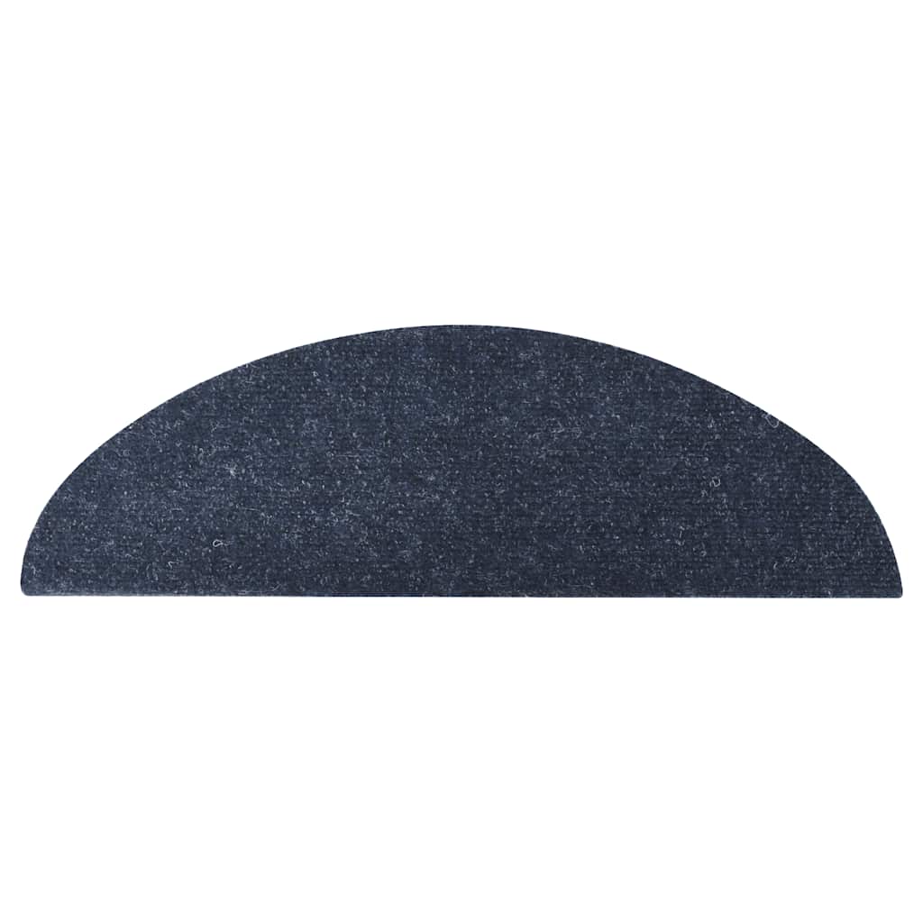 Stair Mats Self-Adhesive 15 Pcs. 56x17x3 cm Blue