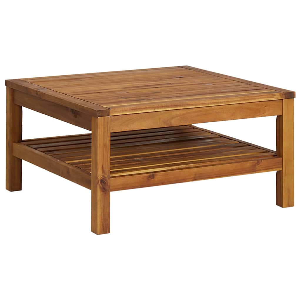 7-tlg. Garten-Lounge-Set mit Auflage Massivholz Akazie