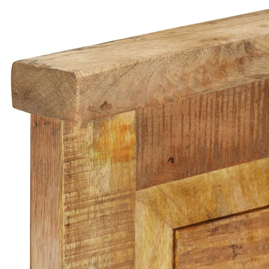 Portemanteaux 2 pcs. Mangue en bois massif 38x100 cm