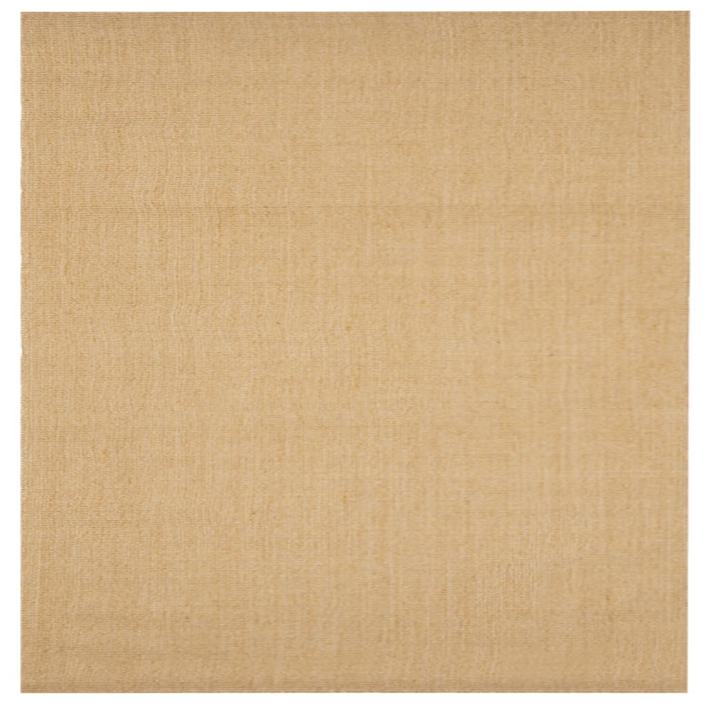 Tapis en sisal naturel 100x100 cm