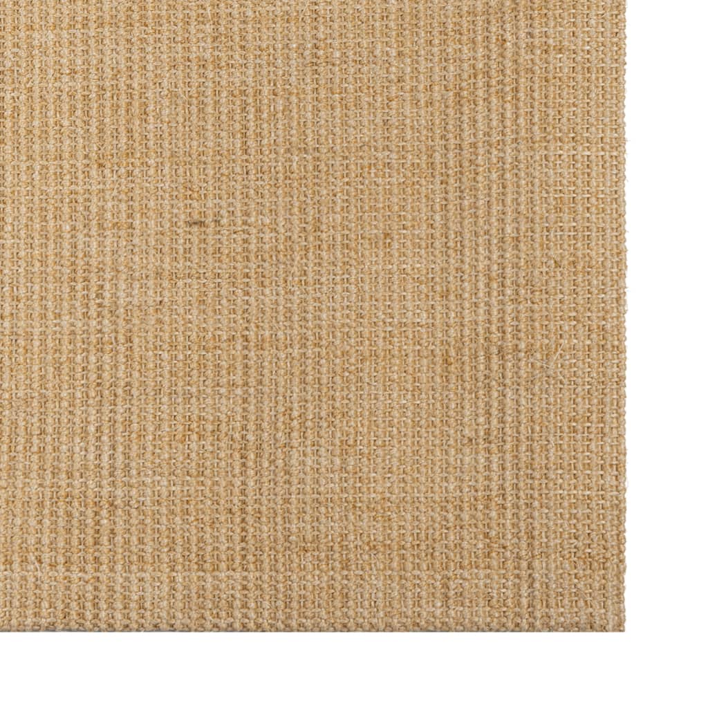 Tapis en sisal naturel 100x100 cm