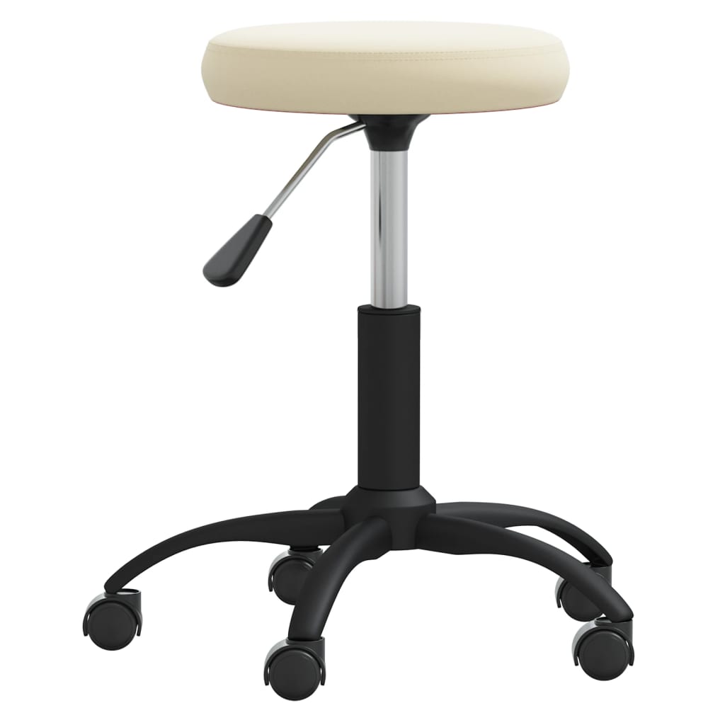Massage Stool Velvet Cream