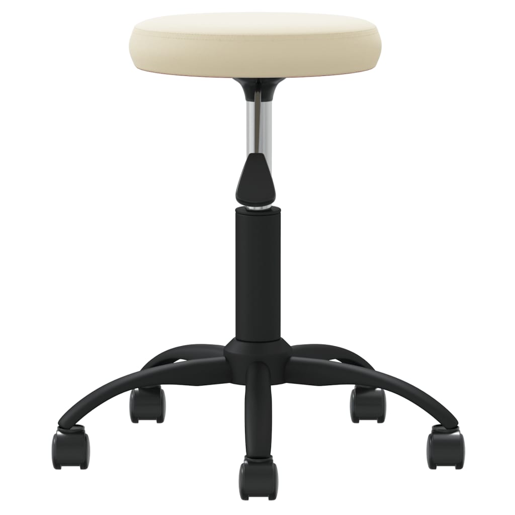 Massage Stool Velvet Cream