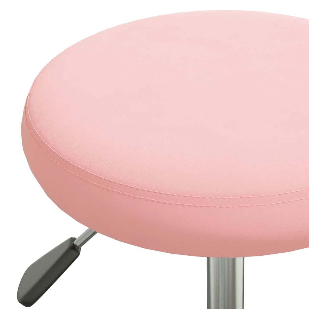 Velvet Massage Stool Pink