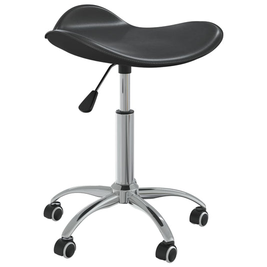 Fauteuil de bureau noir en similicuir