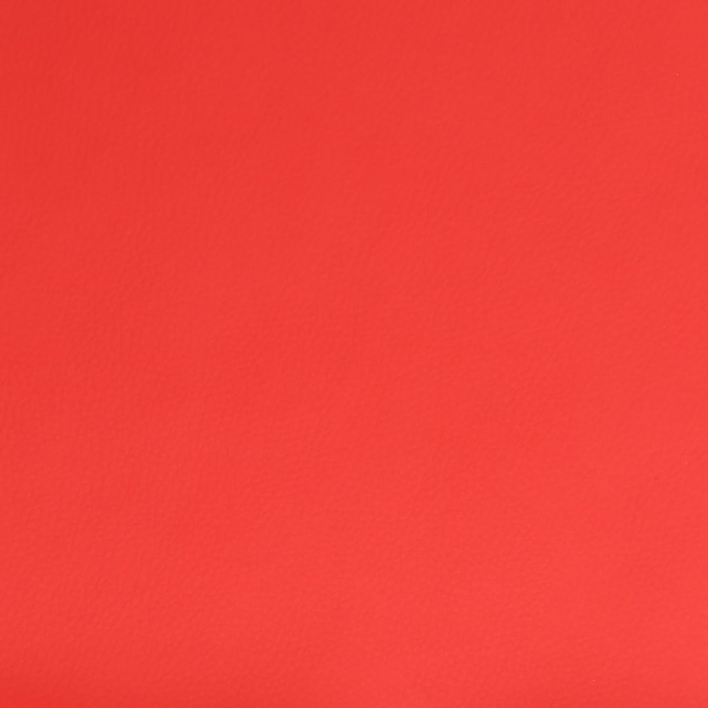 Office Chair Red Faux Leather