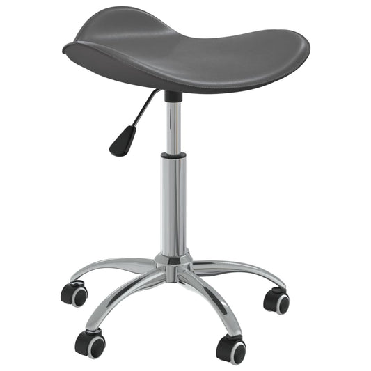 Fauteuil de bureau en similicuir gris