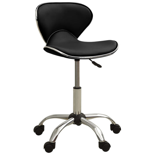 Fauteuil de bureau en similicuir noir