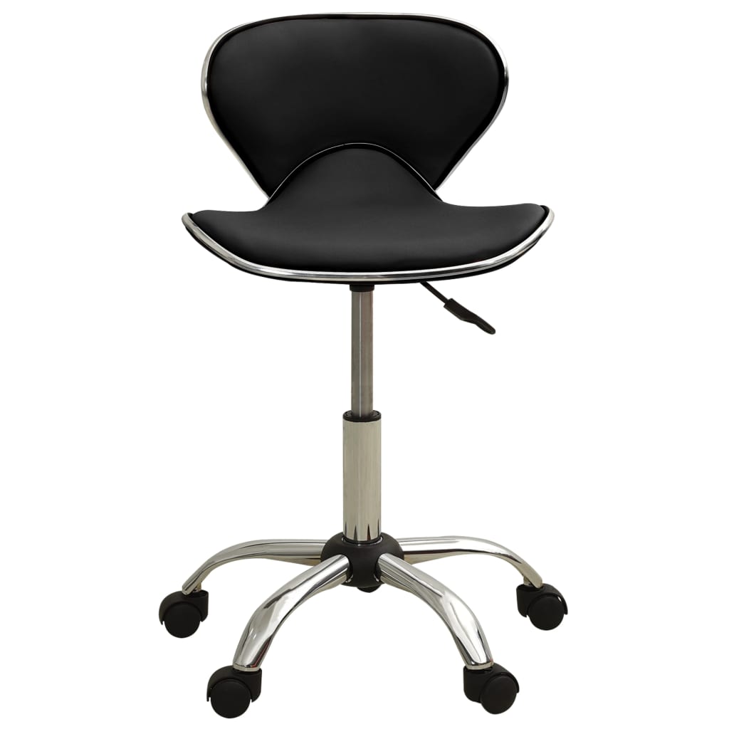 Fauteuil de bureau en similicuir noir
