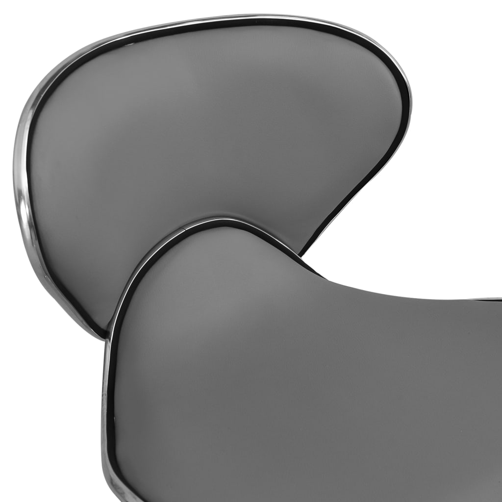 Fauteuil de bureau en similicuir gris