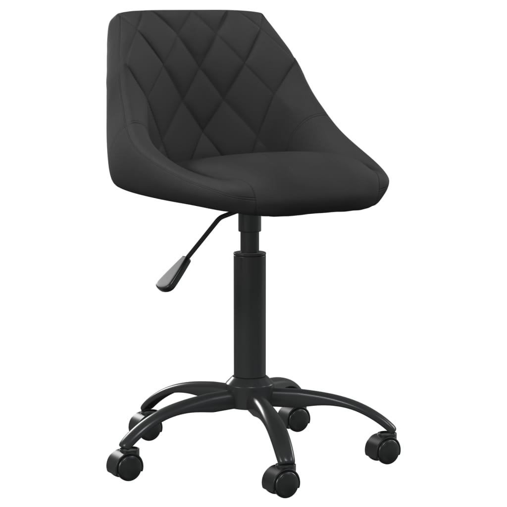 Office Chair Black Velvet