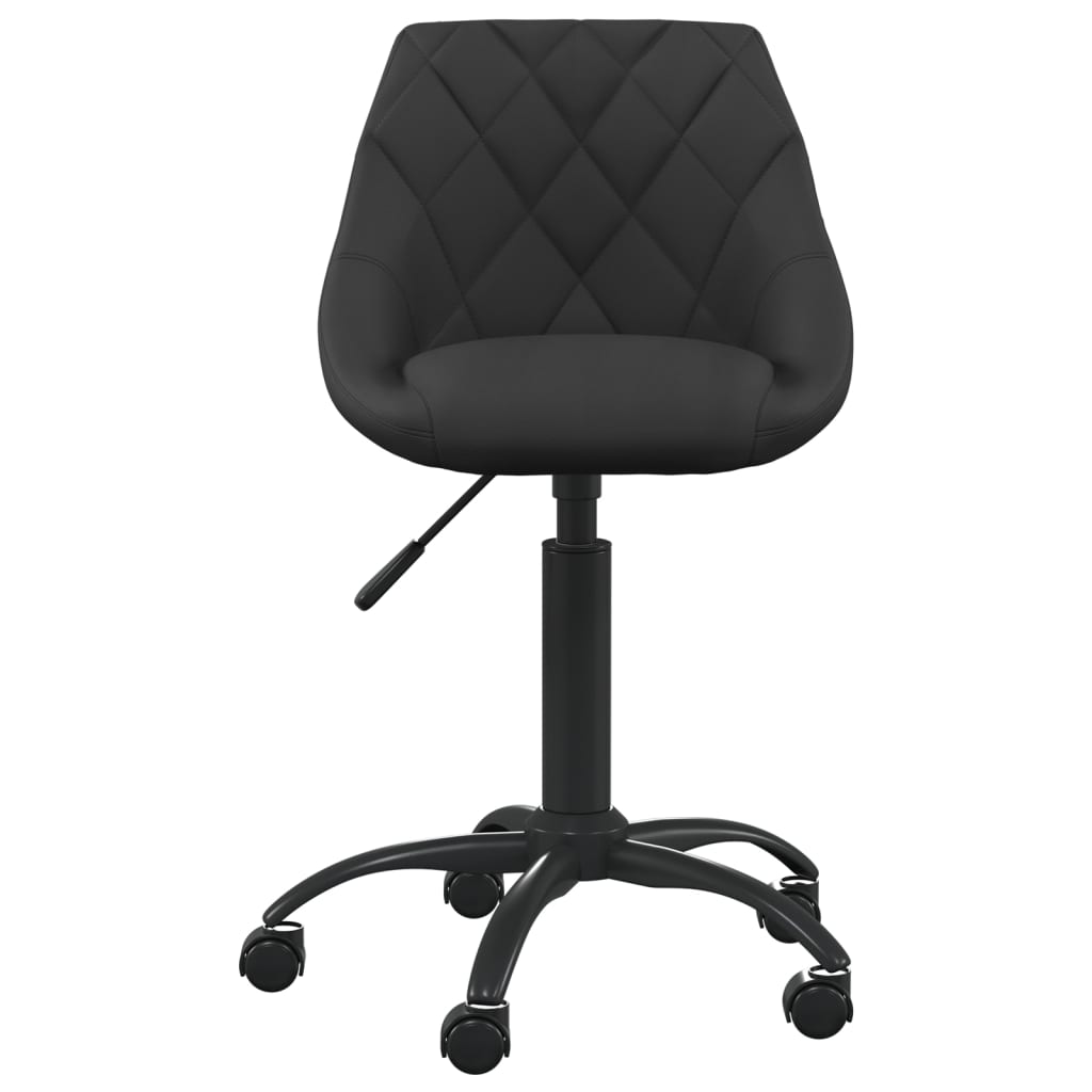 Office Chair Black Velvet