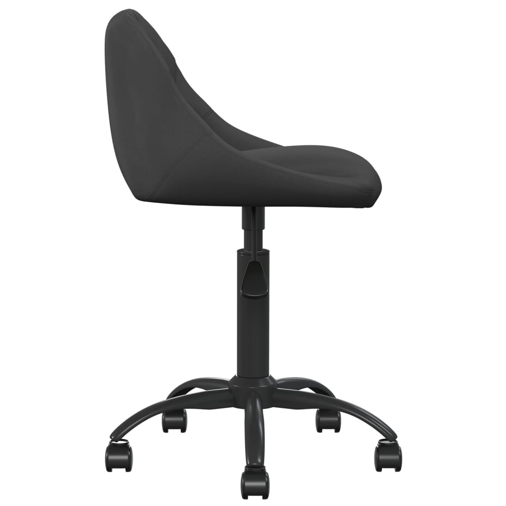 Office Chair Black Velvet