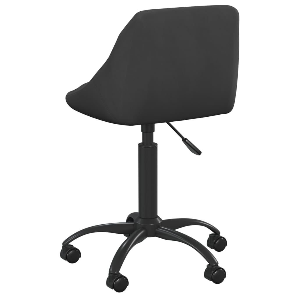 Office Chair Black Velvet