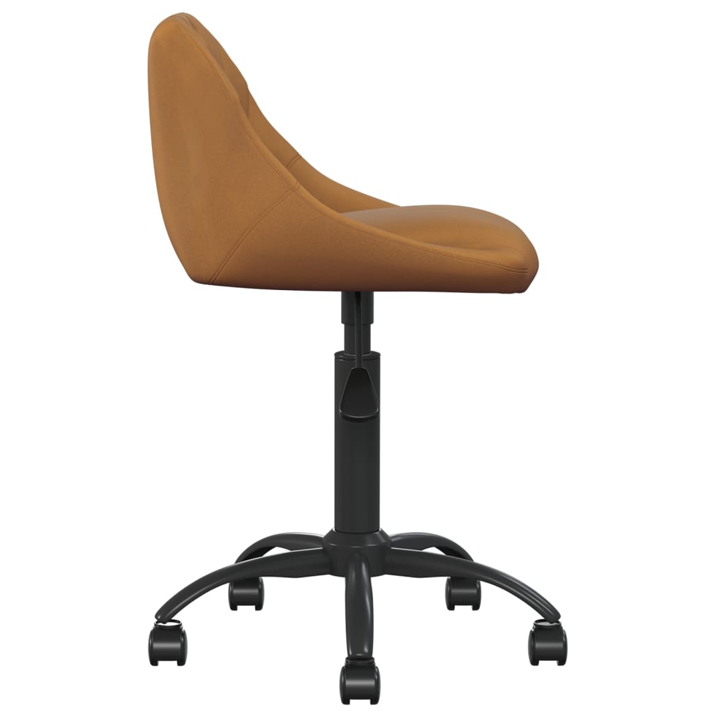 Office Chair Brown Velvet