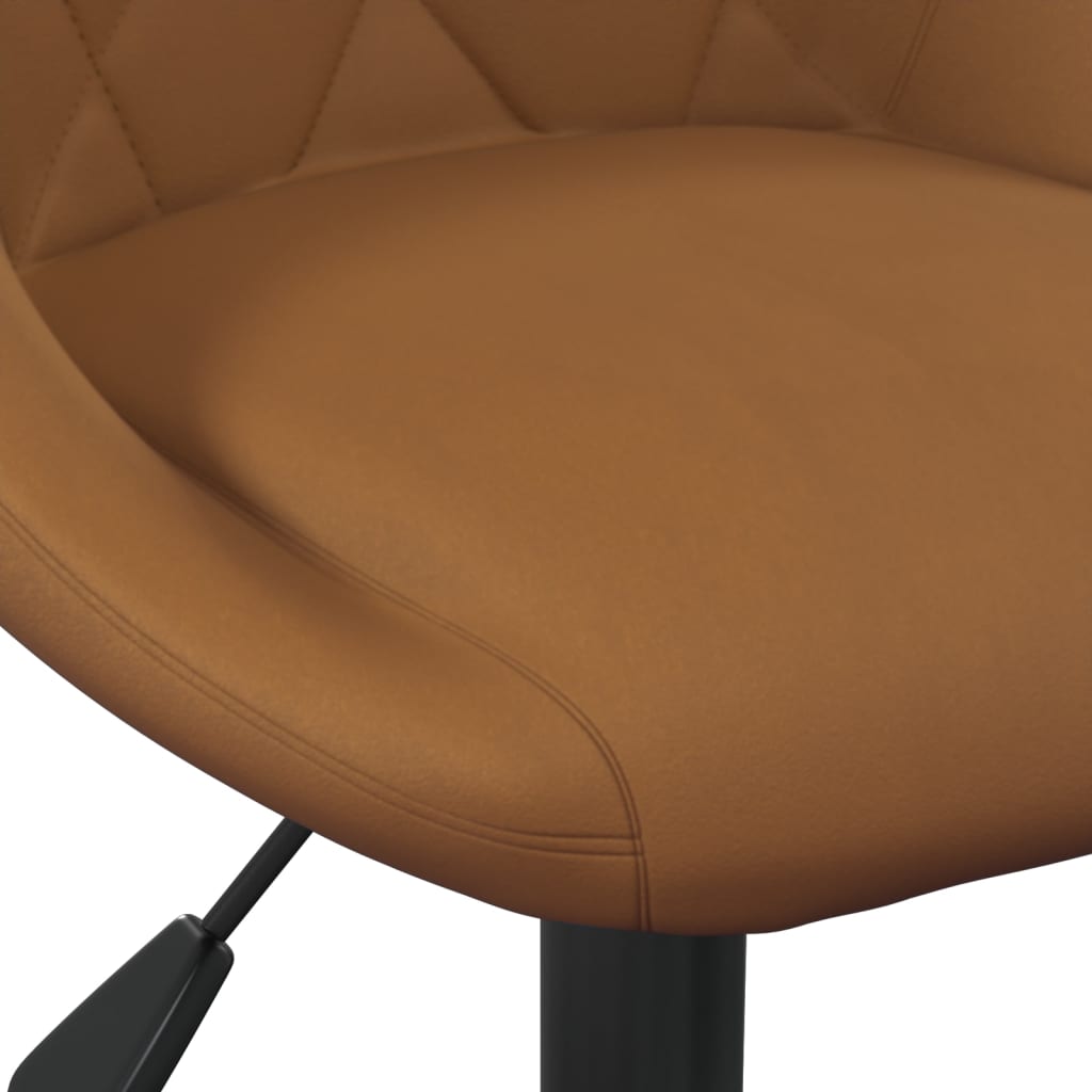 Office Chair Brown Velvet