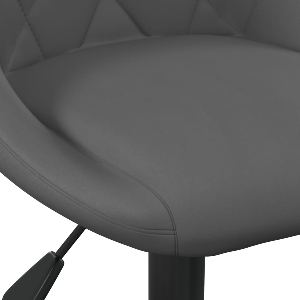 Office Chair Dark Grey Velvet