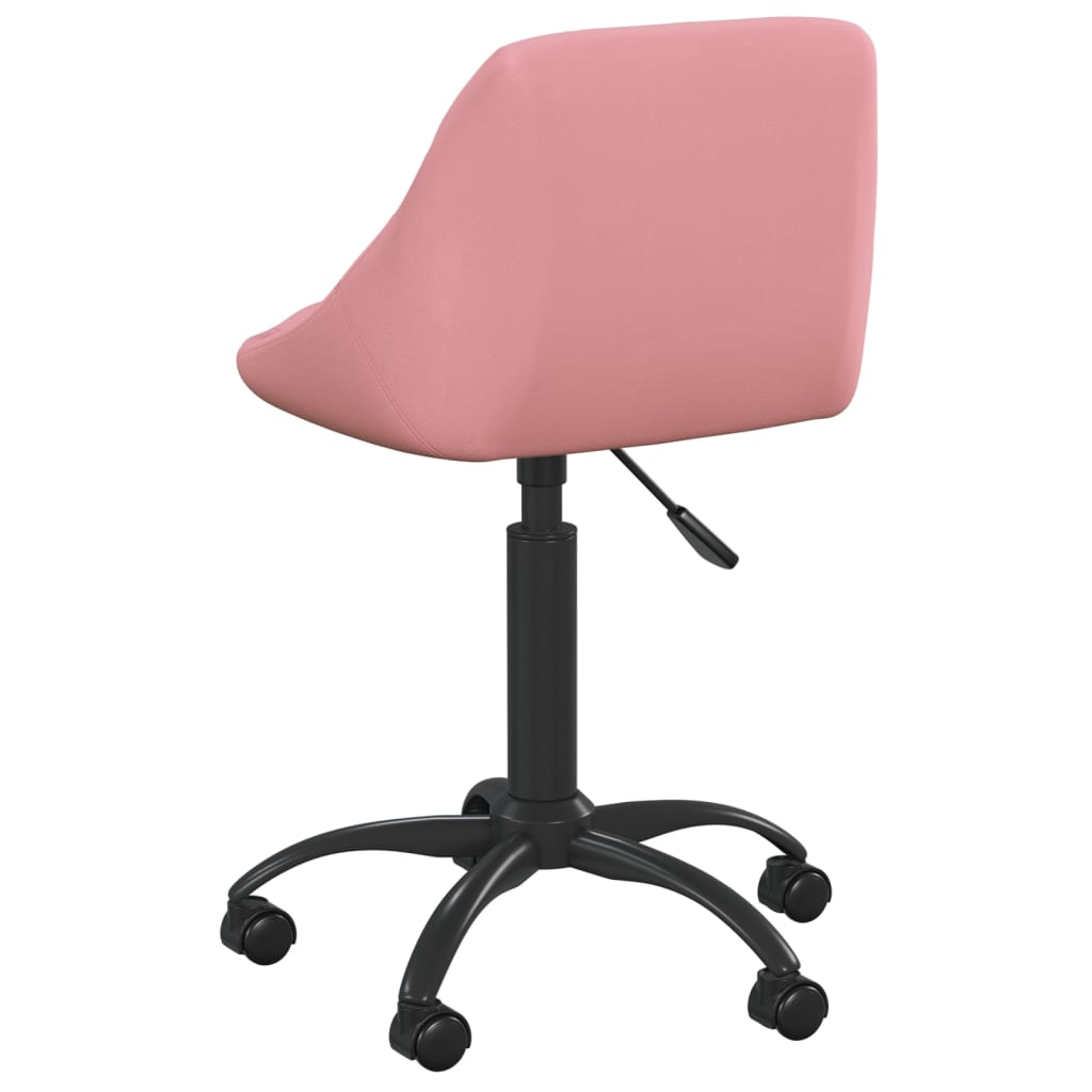 Office Chair Pink Velvet