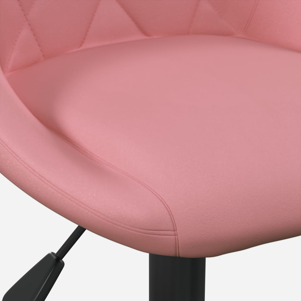 Office Chair Pink Velvet