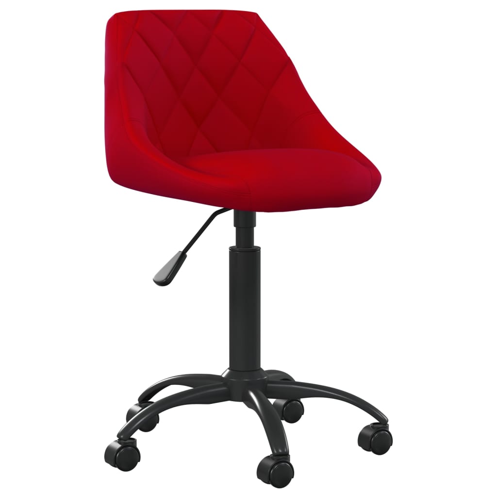 Office Chair Wine Red Velvet