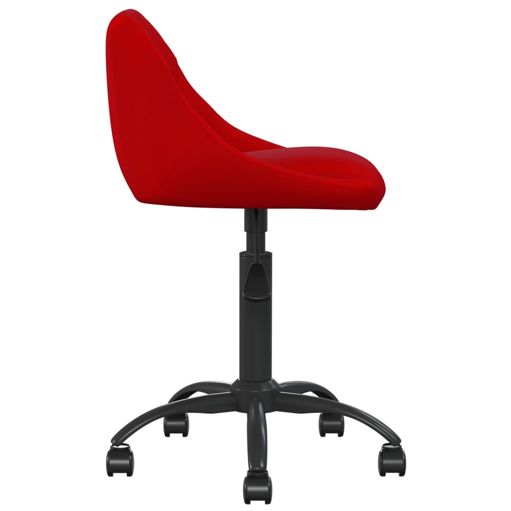Office Chair Wine Red Velvet